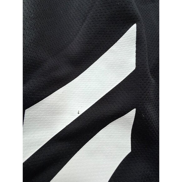 Adidas Youth XL 18/20 Black Athletic Shorts With White Stripes - Picture 10 of 16